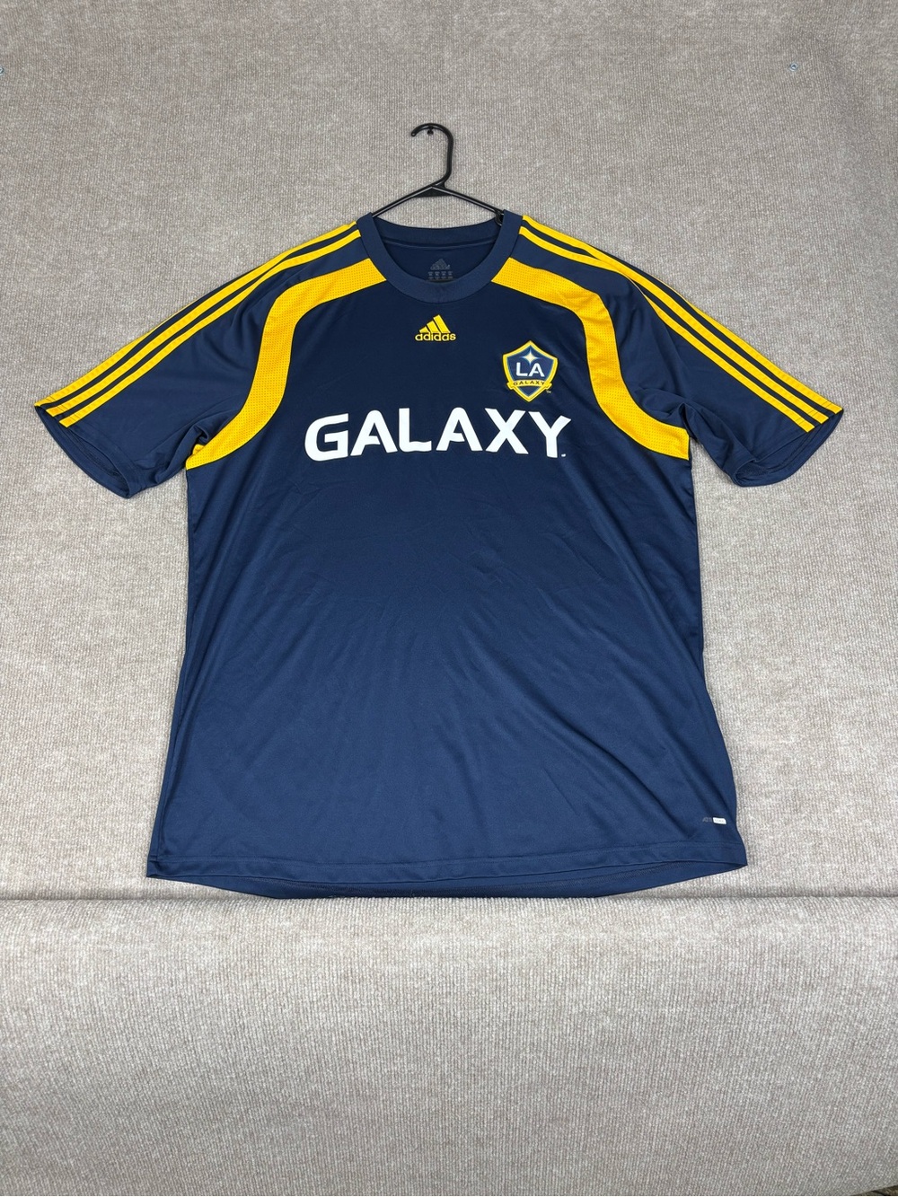 Adidas LA Galaxy Navy Blue Away Jersey #23 David Beckham Size 2XL MLS